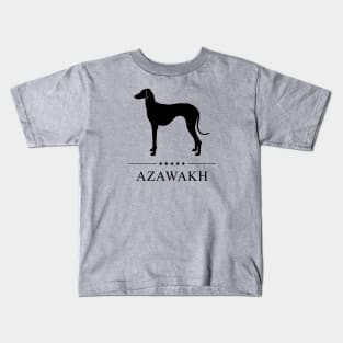 Azawakh Black Silhouette Kids T-Shirt